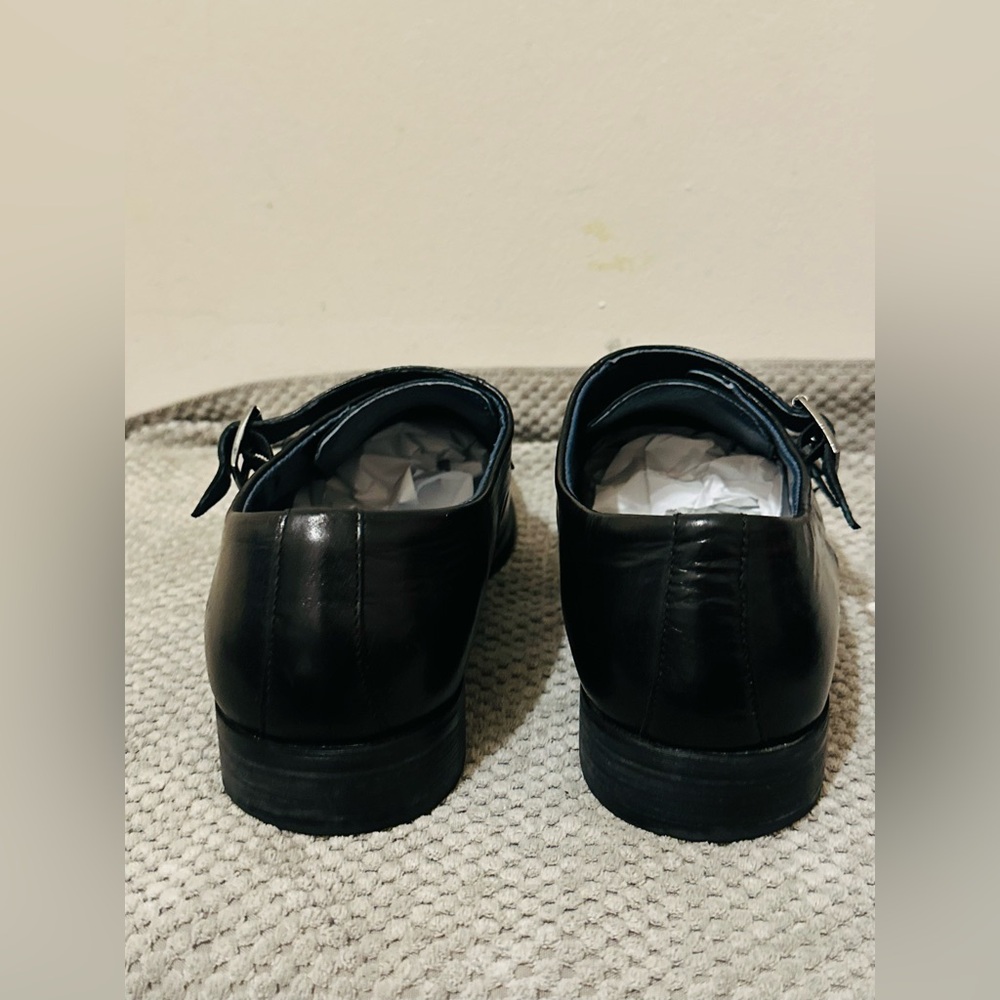 Steve Madden Men's Black Double Monk Strap Dress Shoes Size 11 - Picture 4 of 7